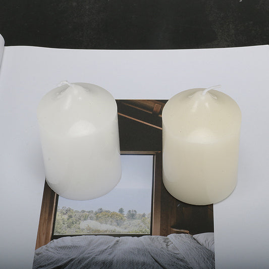 Candles Decorated With Cylindrical  For Dinner